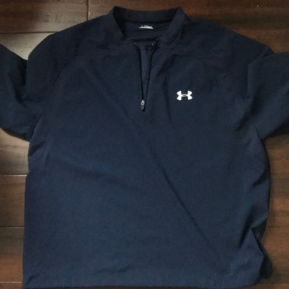 under armour short sleeve quarter zip